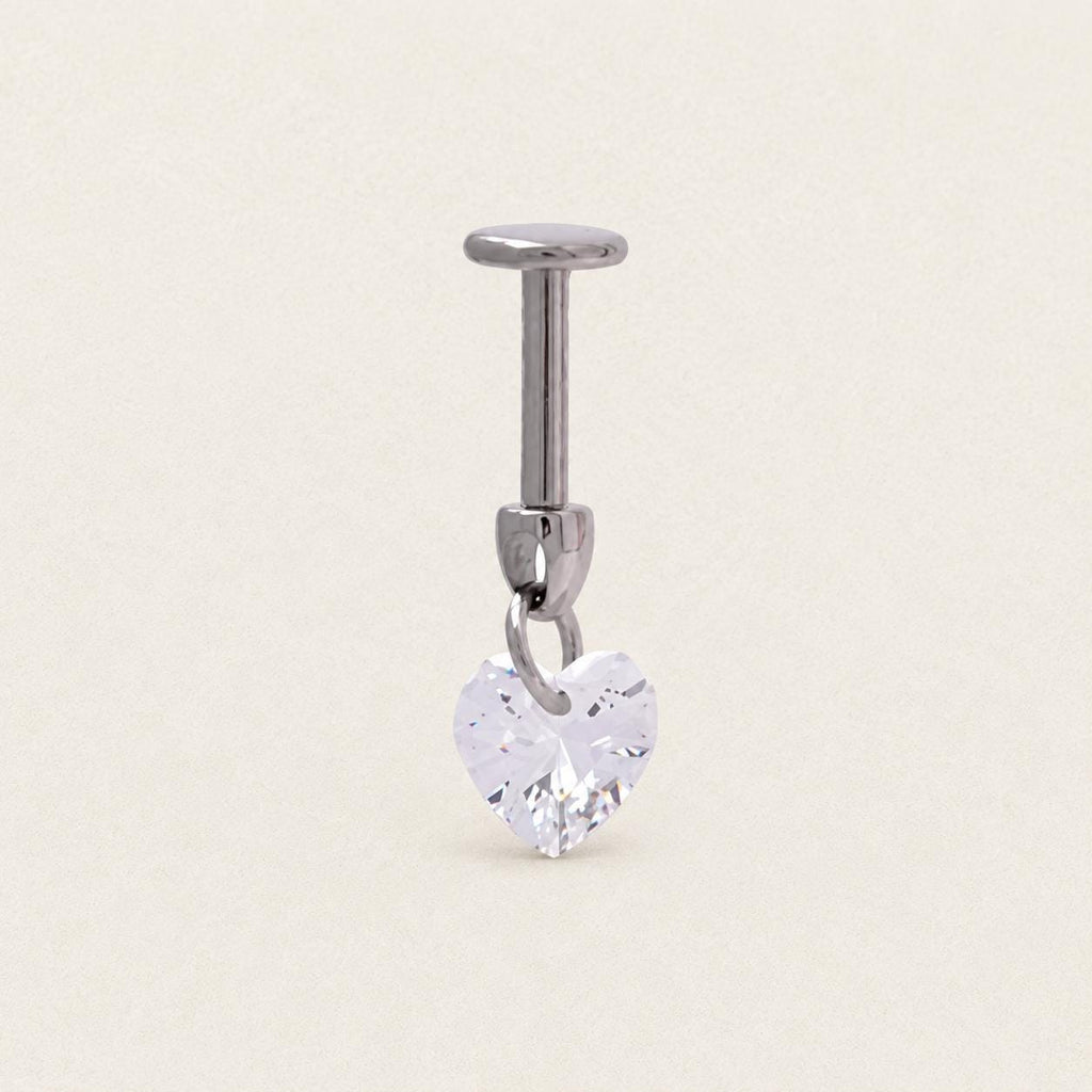 Crystal Dangle Stud Heart｜Crystal Light detail 10