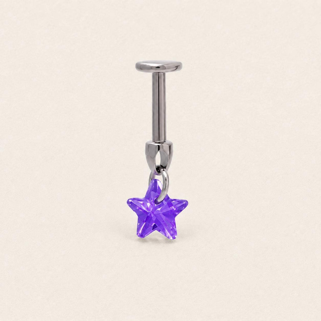 Crystal Dangle Stud Star｜Violet Night detail 17
