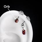 Skeleton Hand Crystal Barbell Orb｜Crimson Flame detail 4
