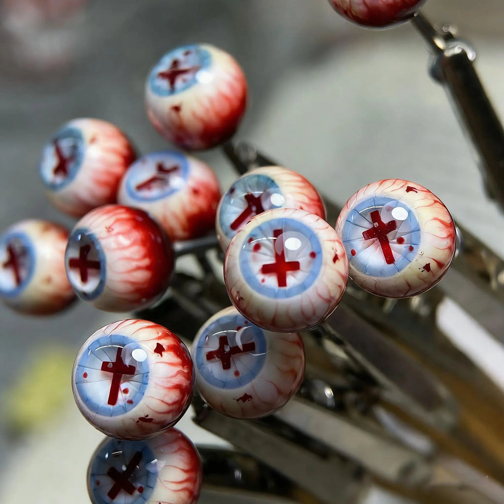 Cthulhu Eye - Gothic Cross | Ear/Tongue Studs