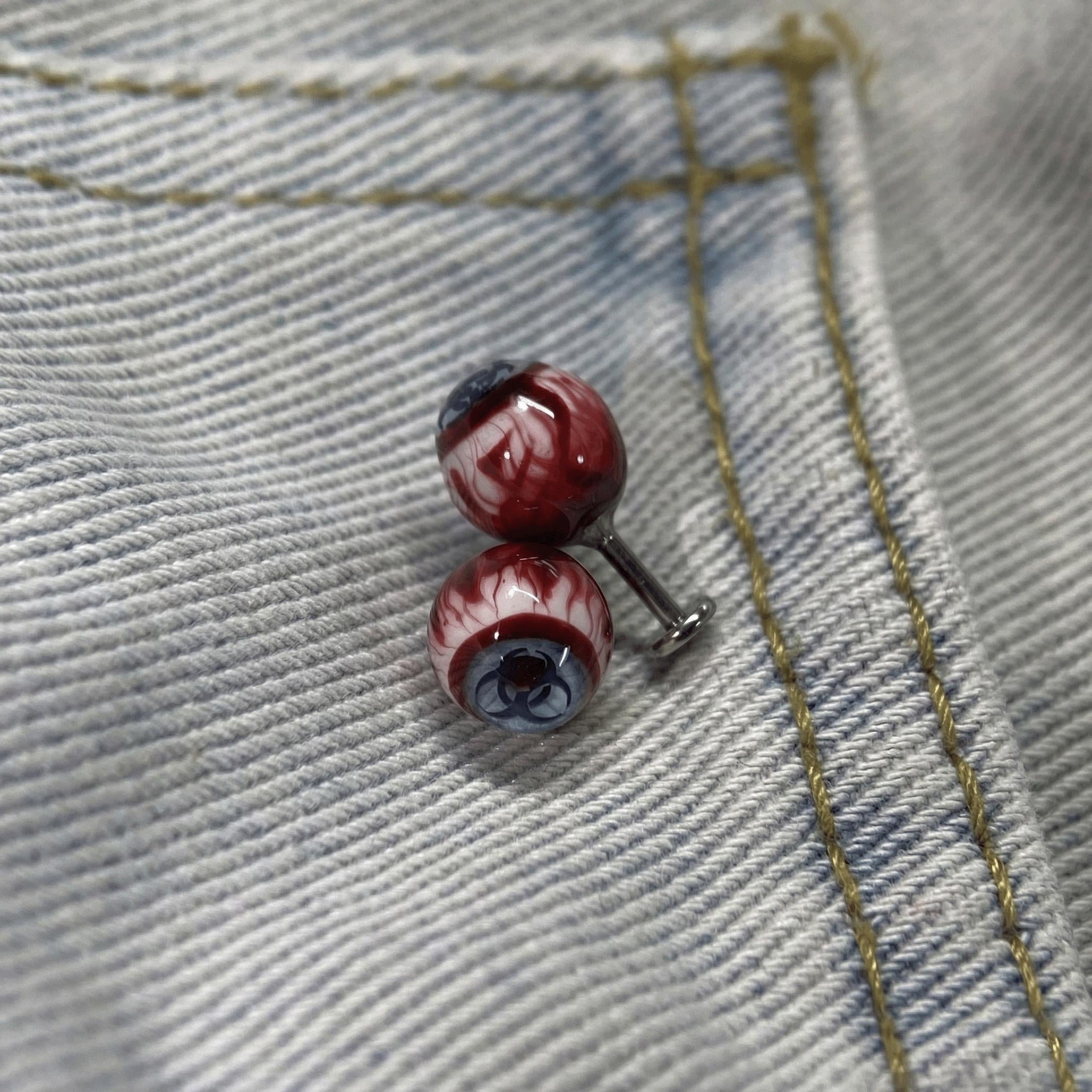 Cthulhu Eye - Toxic Protocol | Ear/Tongue/Lip Titanium Studs