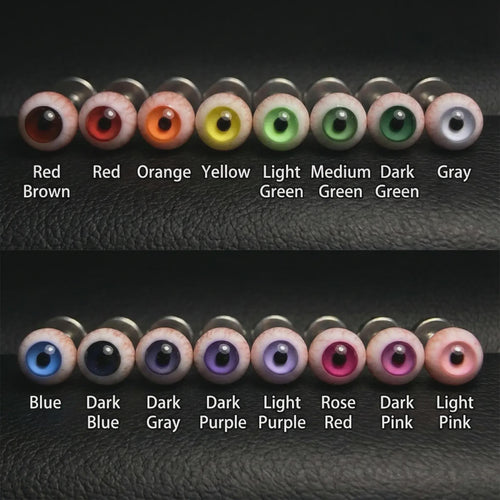 Cthulhu Eye - Solid Iris Custom Color | Ear/Tongue/Lip Titanium Studs