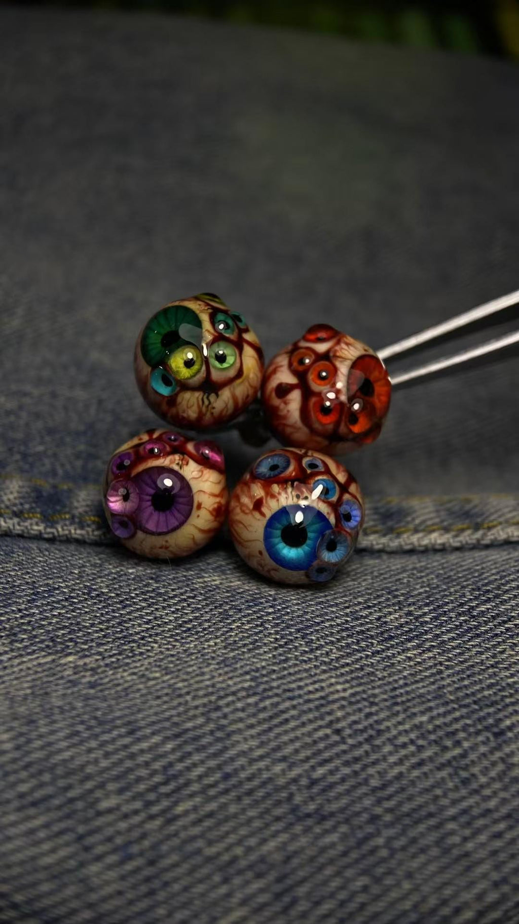 Cthulhu Eye - Polycoria Mutation | Ear/Tongue/Lip Titanium Studs