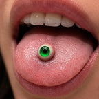 Cthulhu Eye - Luminous Gaze | Ear/Tongue/Lip Titanium Studs