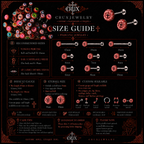 CRUX Jewelry Cthulhu Eye Piercing Size Guide
