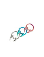 16G Titanium Vampire Fang Clicker Ring | Gothic Septum Daith Helix Cartilage Hoop Piercing Jewelry Halloween Gift for Her/Him - Image 6