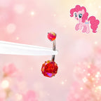 F136 Titanium My Little Pony Gradient Opal Belly Button Ring | 14G Pony Navel Piercing | Hypoallergenic Rose Cut Opal Belly Ring