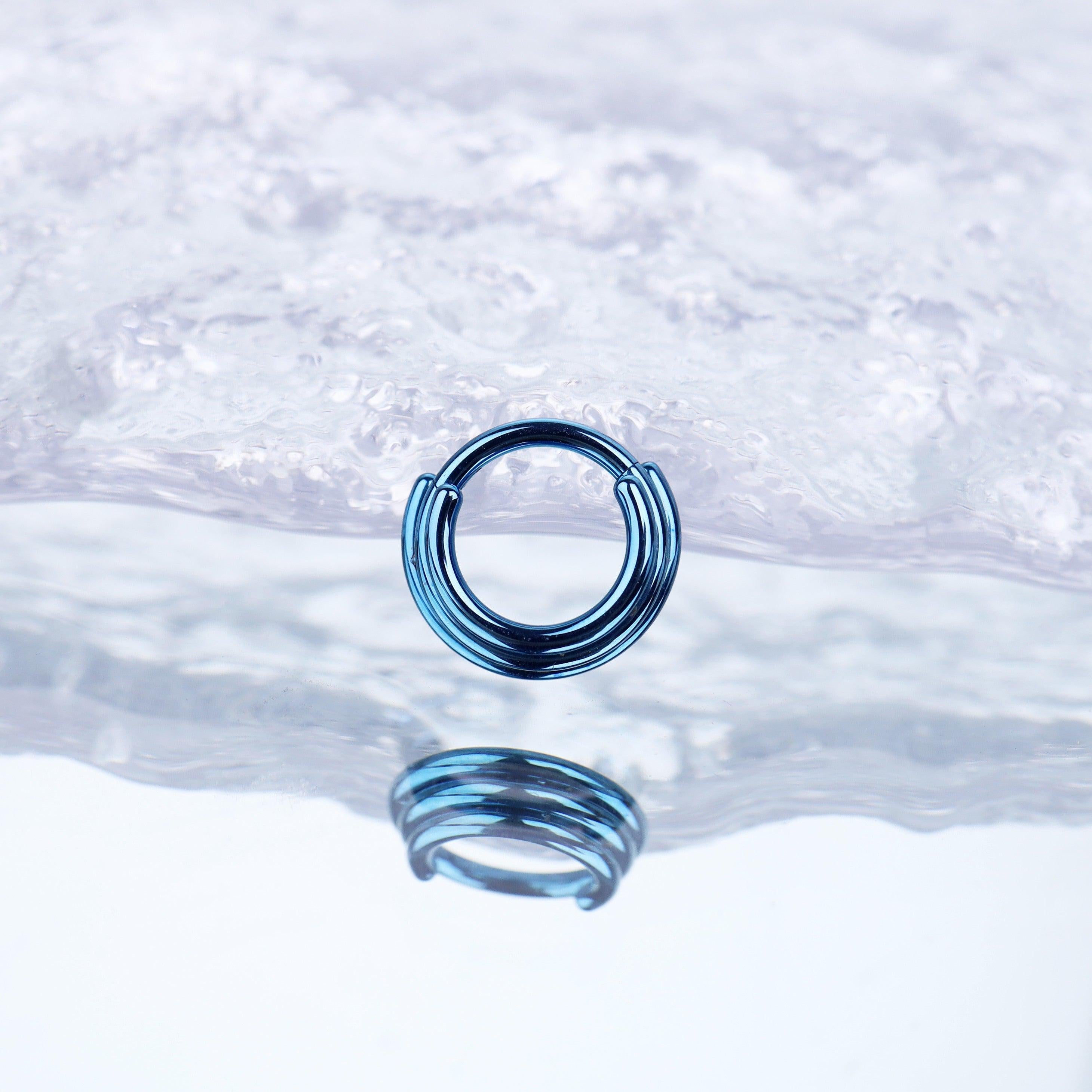 ASTM F136 Titanium Bow Septum Ring｜16G Hinged Clicker｜Cute Bow Daith Jewelry｜Hypoallergenic｜Helix Conch Rook Cartilage - Image 8
