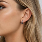 ASTM F136 Titanium Four-Leaf Clover Septum Ring｜16G Hinged Clicker｜Sparkling CZ Daith Jewelry｜Hypoallergenic｜Helix Conch Rook Cartilage - Image 2