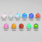 Titanium Aurora Orb Opal Piercing Top - image 7