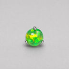 Titanium Aurora Orb Opal Piercing Top - image 9