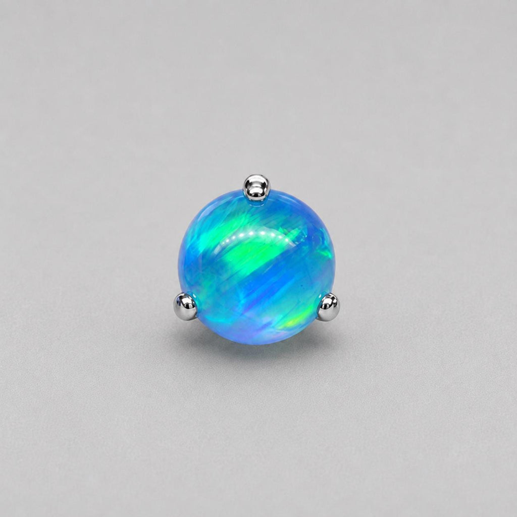 Multicolor Titanium Jelly Opal Piercing Top - image 10