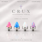 Titanium Opal Spike Piercing Top - image 1