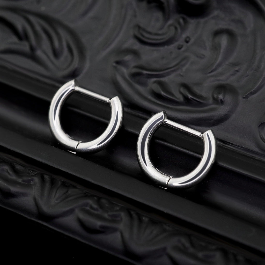 ASTM F136 Titanium Septum Ring｜16G Hinged Clicker Hoop｜Minimalist Daith Jewelry｜Hypoallergenic｜Helix Conch Rook Cartilage - Image 4