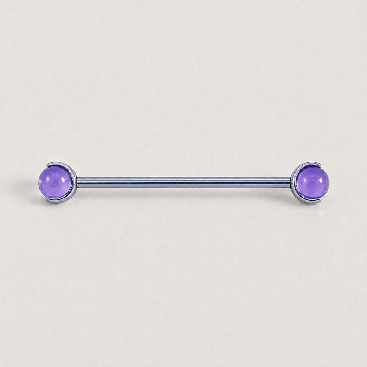 Crystal Sphere industrial barbell detail 13