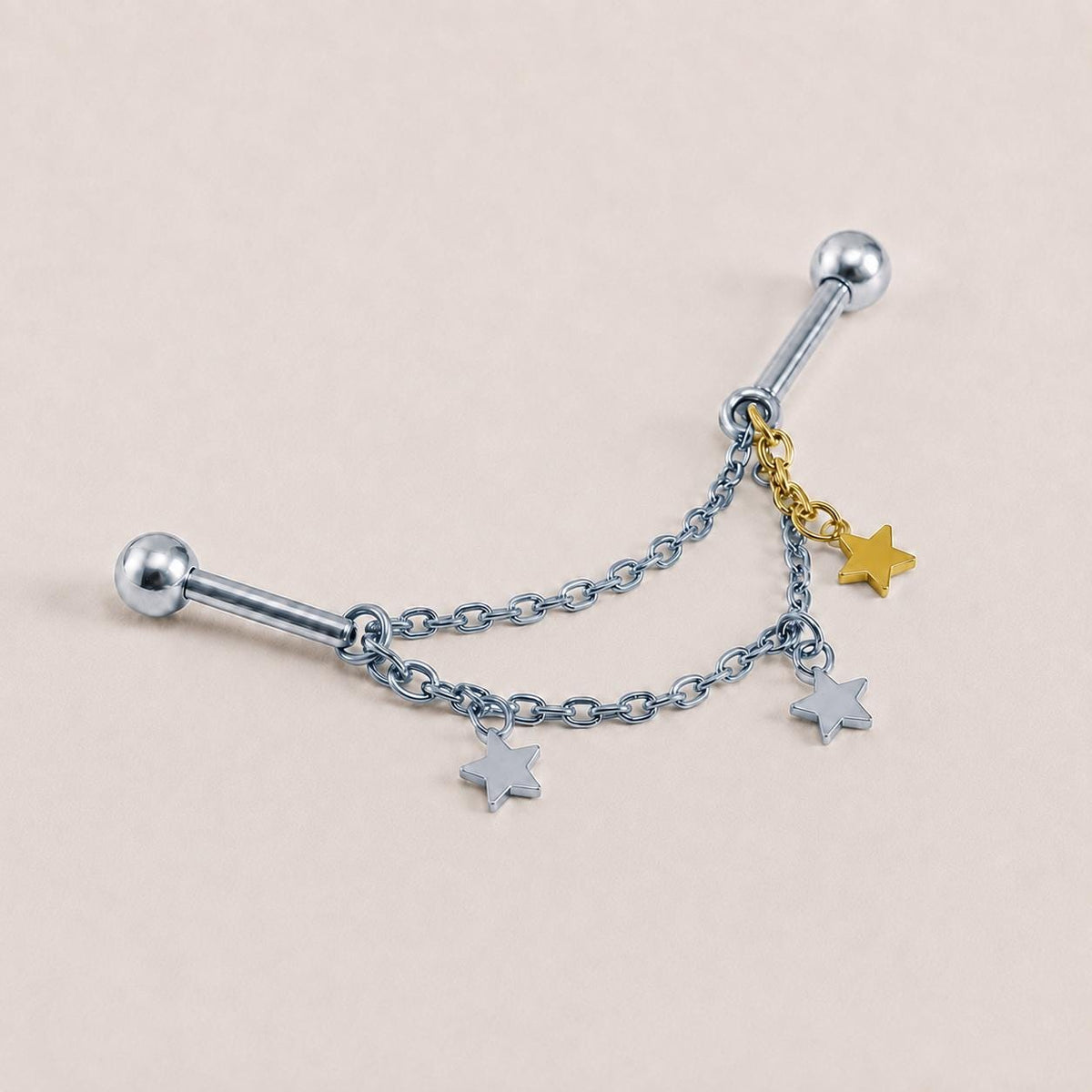 Starfall Chain industrial barbell detail 6