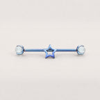 Open Star industrial barbell detail 8