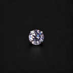 ETSY 4574960290 | IMAGE 7 | Lilac Moissanite Flat Back Stud