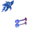 Princess Luna Mane Six Labret Stud in ASTM F136 Titanium