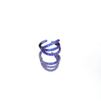 Pave White CZ Hoop Princess Luna Ear Stack in ASTM F136 Titanium
