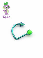 Spike Opal Spike D-Ring in ASTM F136 Titanium