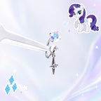 Rarity Four-Point Star Horseshoe in ASTM F136 Titanium