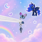 Princess Luna Gradient Butterfly Horseshoe in ASTM F136 Titanium