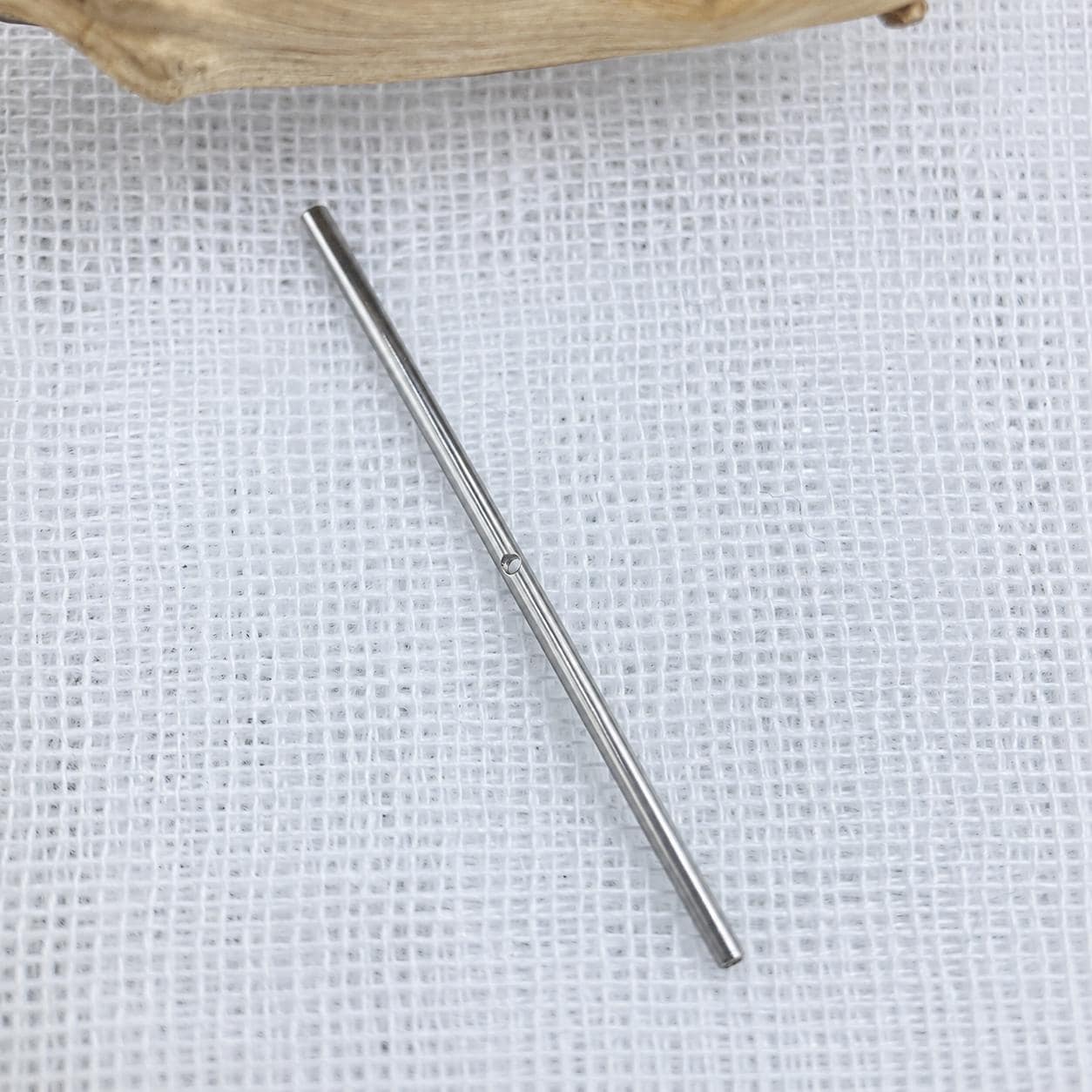Modular Bar titanium industrial barbell, detail view 4