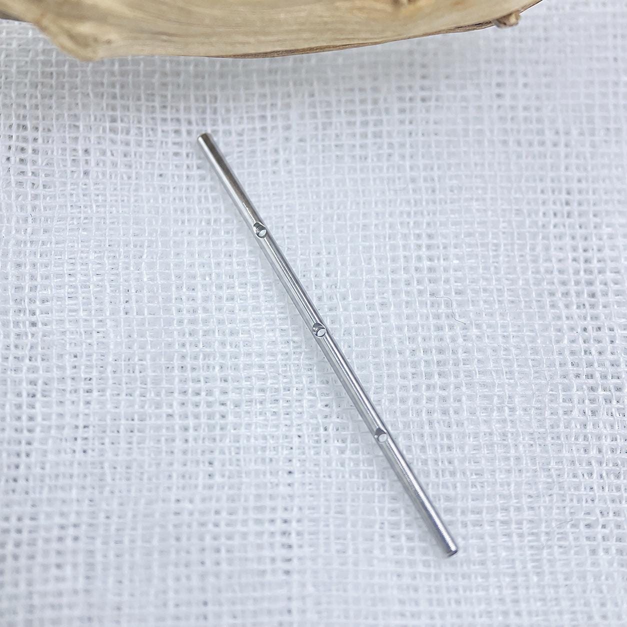 Modular Bar titanium industrial barbell, detail view 5
