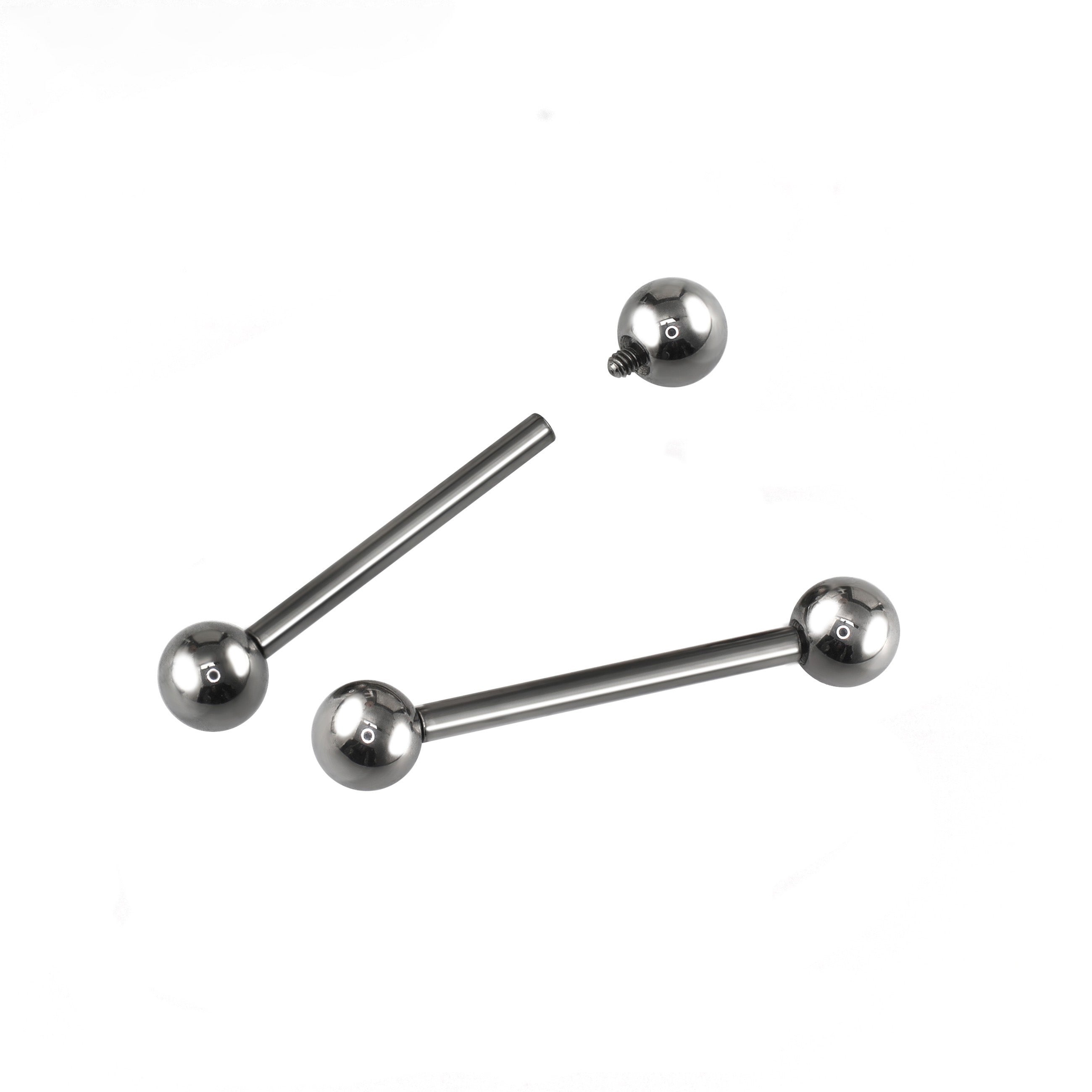 Classic Internally Threaded Titanium Barbell - Classic Internally Threaded Titanium Barbell - 10mm / 4mm by CRUXJEWELRY