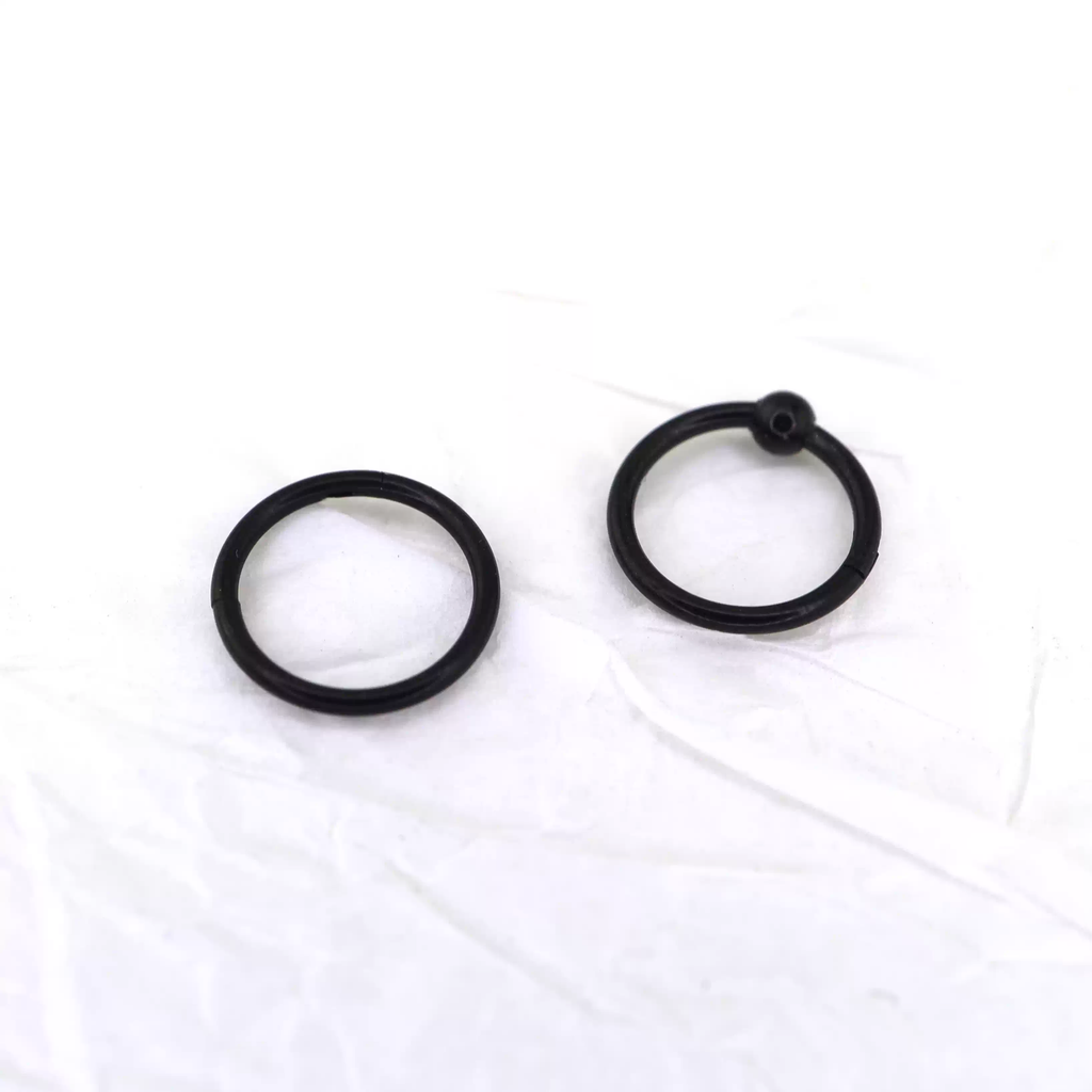 4PCS 16G Stainless Steel Nose Hoop Set - 4PCS 16G Stainless Steel Nose Hoop Set - Default Title by CRUXJEWELRY