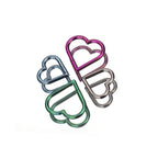 Heart-shaped Titanium Septum Ring - Heart-shaped Titanium Septum Ring - Sliver / 8mm by CRUXJEWELRY