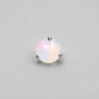 Aurora Orb Opal OP534 White F136 Titanium piercing top