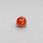 Aurora Orb Opal OP529 Fire Red F136 Titanium piercing top