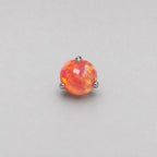 Aurora Orb Opal OP513 Coral Red F136 Titanium piercing top