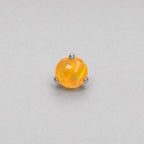 Aurora Orb Opal OP503 Amber F136 Titanium piercing top