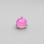 Aurora Orb Opal OP517 Pink F136 Titanium piercing top