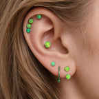 Aurora Glow Jelly Opal F136 Titanium piercing top detail 3