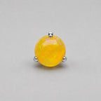 Aurora Glow Jelly Opal OP503 Amber F136 Titanium piercing top
