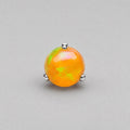 Aurora Glow Jelly Opal OP504 Tangerine F136 Titanium piercing top