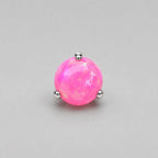 Aurora Glow Jelly Opal OP539 Hot Pink F136 Titanium piercing top