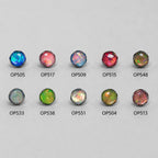 Ripple-Edge Jelly Opal F136 Titanium piercing top detail 8