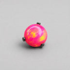 Solar Flare Fire Opal OP42 Hot Pink F136 Titanium piercing top