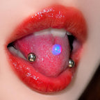Nebula Orbit Opal F136 Titanium piercing top detail 4