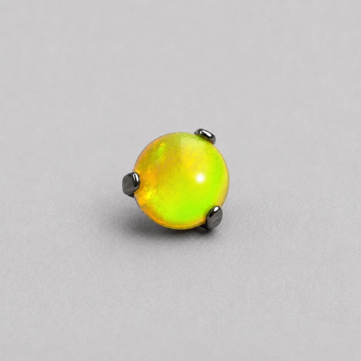 Nebula Orbit Opal AN328 Yellow F136 Titanium piercing top