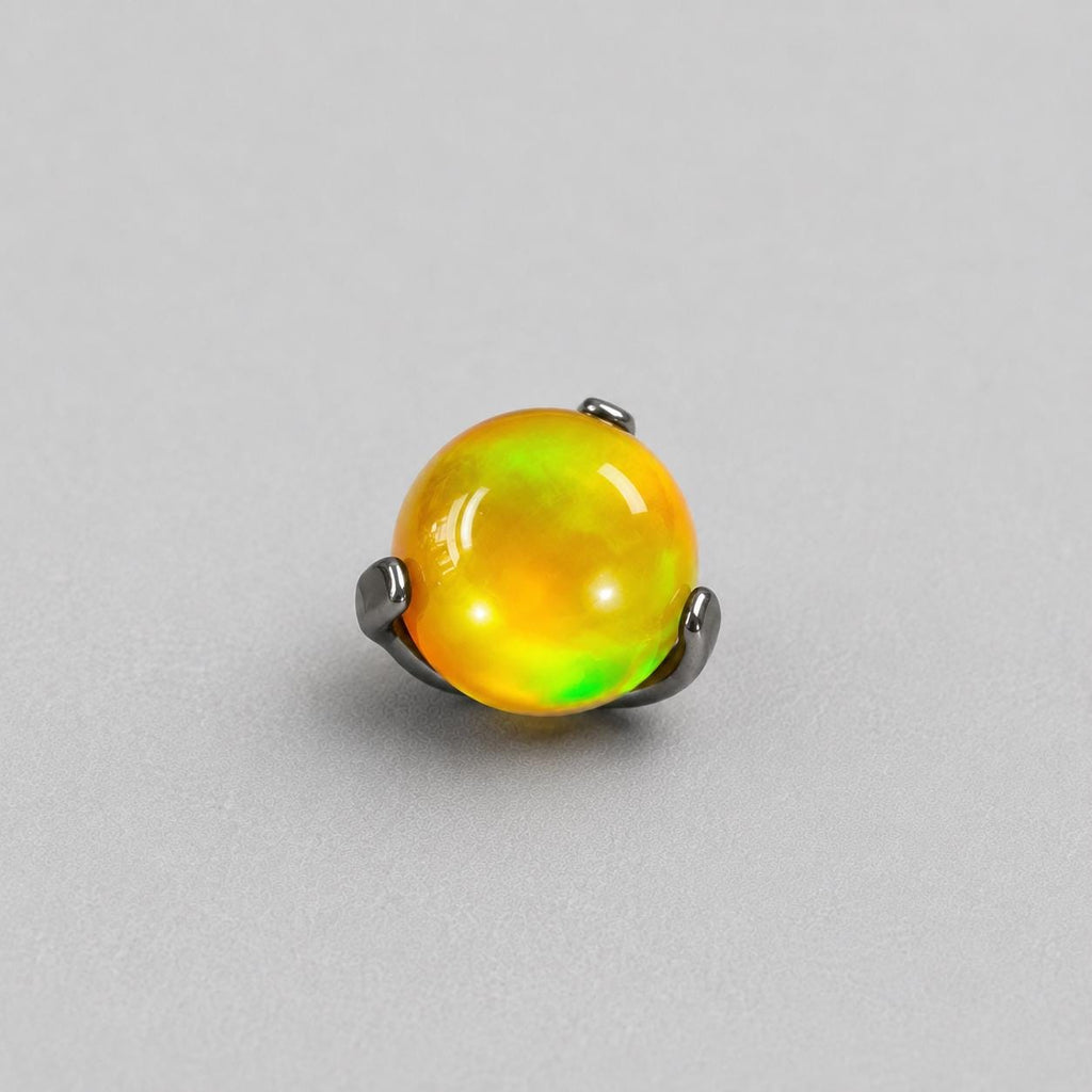 Nebula Orbit Opal AN330 Gold F136 Titanium piercing top