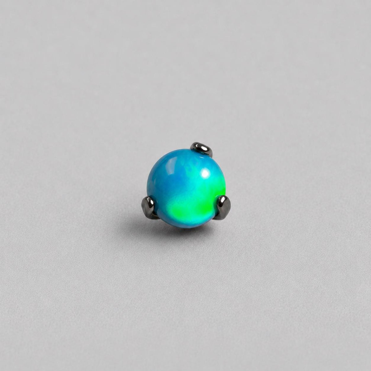 Nebula Orbit Opal AN373 Aqua Green F136 Titanium piercing top