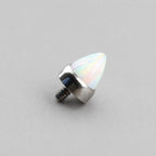 Prism Spike Opal OP17 White F136 Titanium piercing top