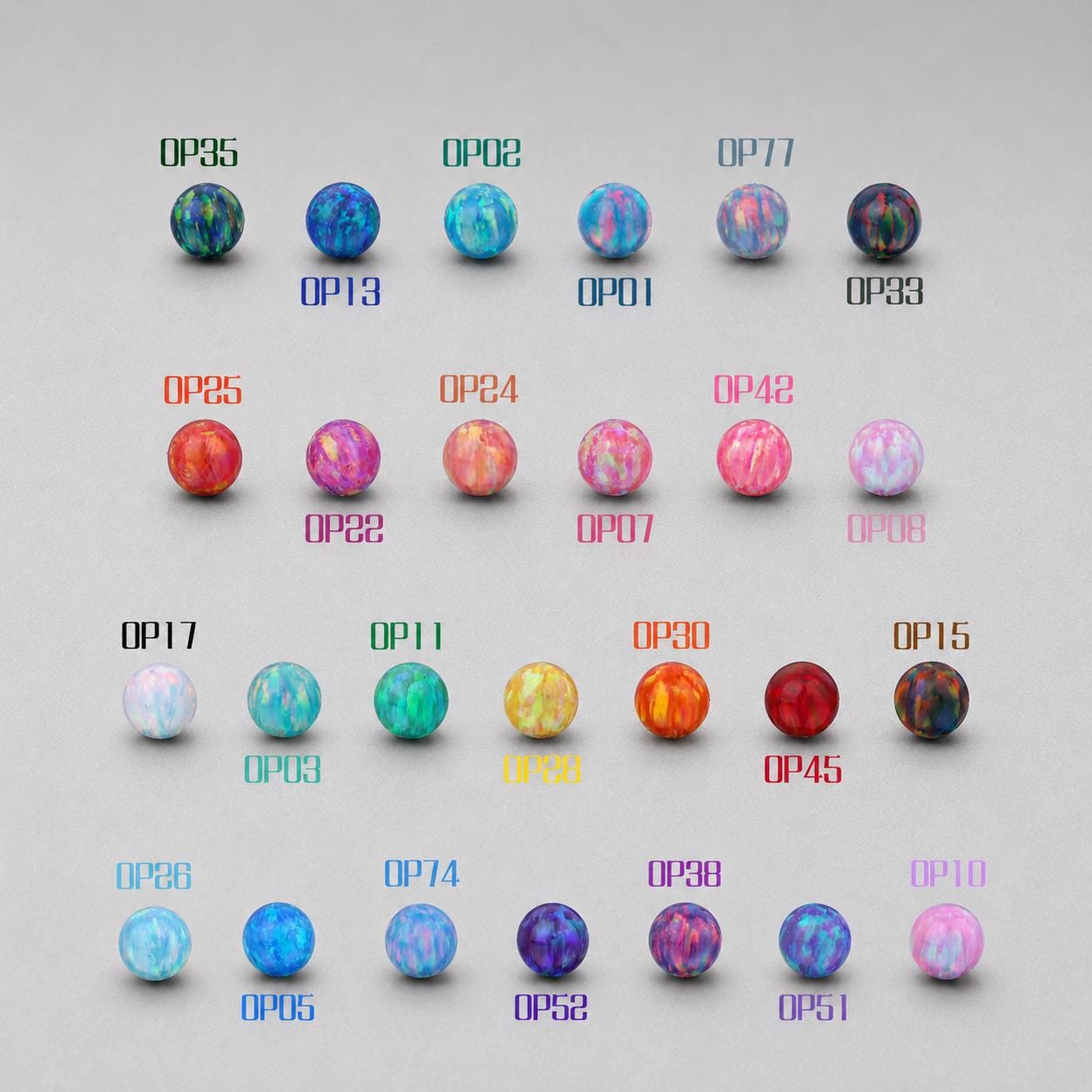 Solar Ember Fire Opal F136 Titanium piercing top detail 7