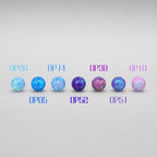 Solar Ember Fire Opal F136 Titanium piercing top detail 11